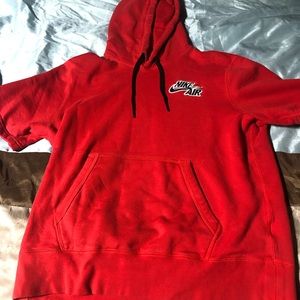 Nike short sleeve sweatshirt